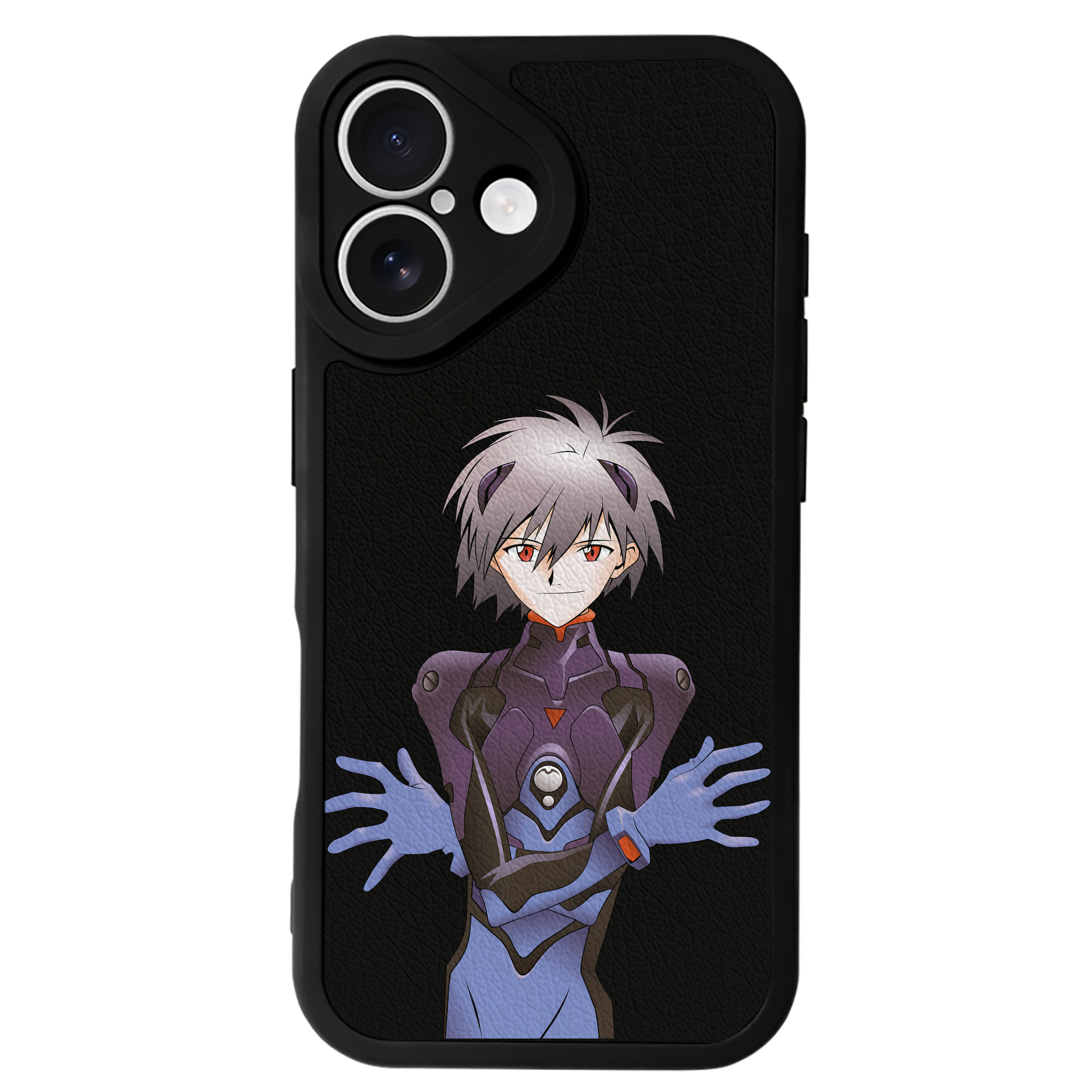 （画像用） EVA 新世紀エヴァンゲリオン 【iPhone 16シリーズ対応】シリコンスマホケース（レザー調） 材質：シリコン